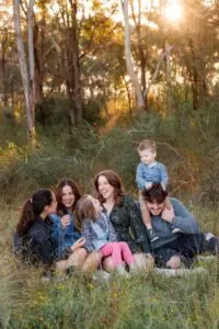 A gorgeous sunset family portrait session 60 Sunset Family Shoot Sydney Henry Family034